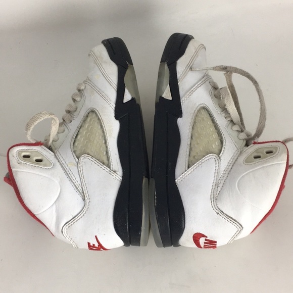 Jordan 5 Retro Fire Red Silver Tongue Men’s 2019 Style - Picture 9 of 15